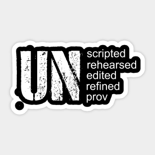 What is Unprov? Sticker